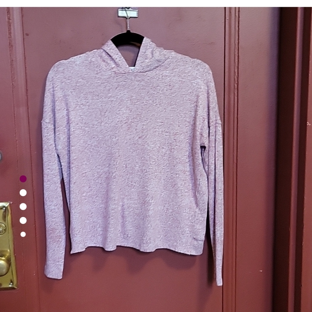 POOF American Apparel Women's Pink Hoddie Sweater Size S